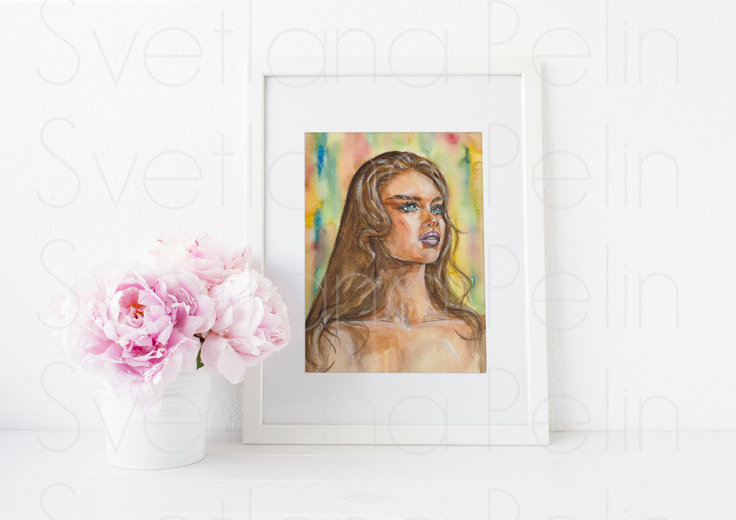 Brooke Shields, ART PRINT Signed by Artist