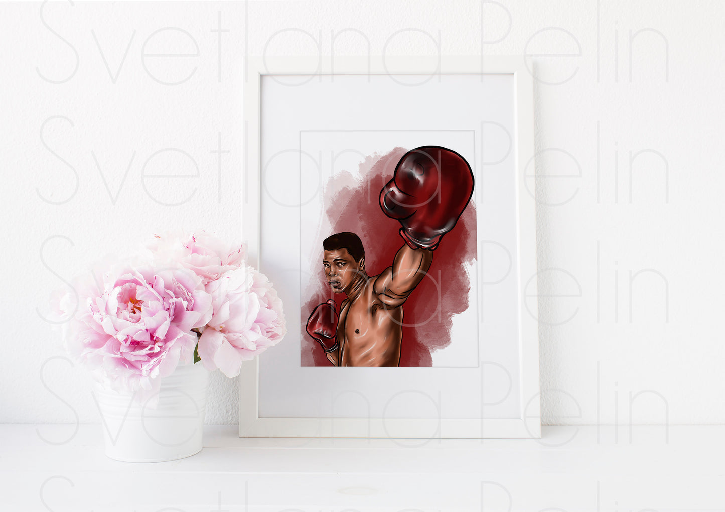 Muhammad Ali, ART PRINT Signed by Artist