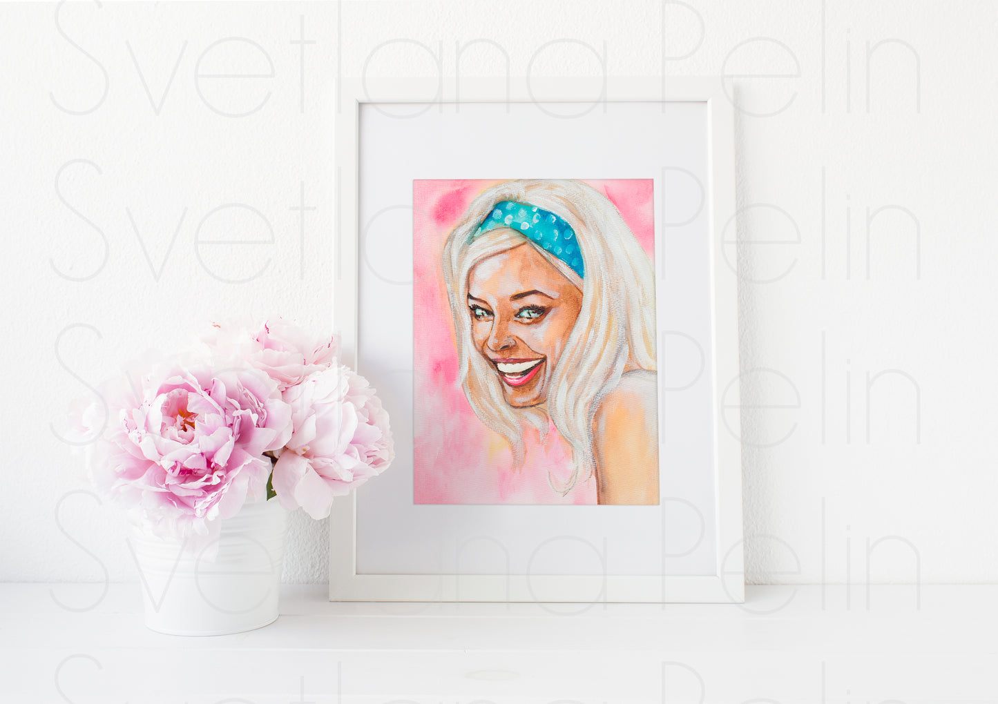 Margot Robbie, ART PRINT Signed by Artist