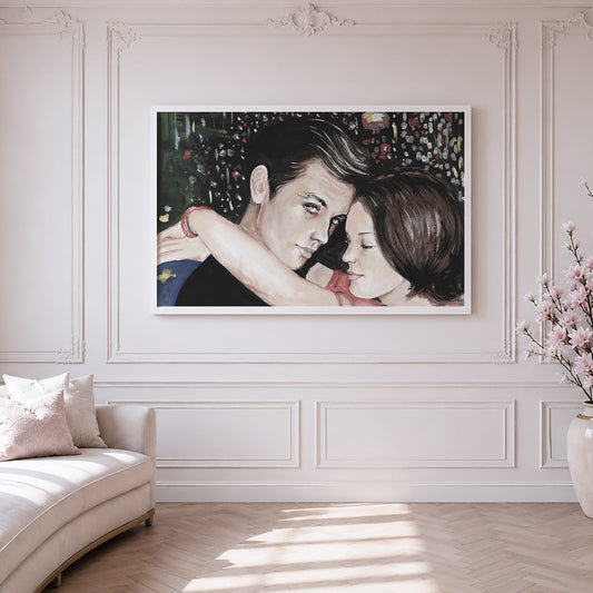 Romy Schneider and Alain Delon  | Framed Fine Art Print