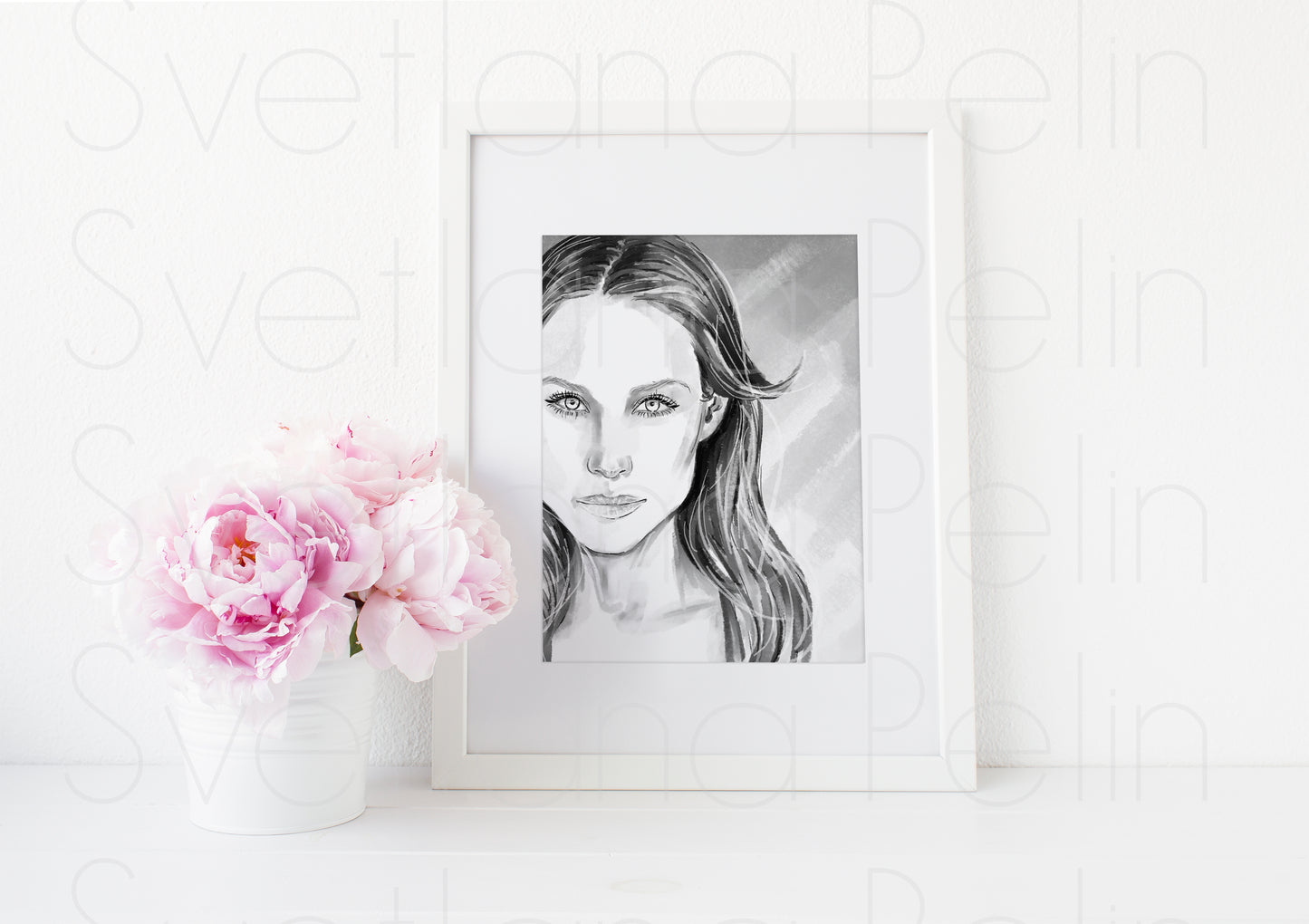 Claire Forlani, ART PRINT Signed by Artist