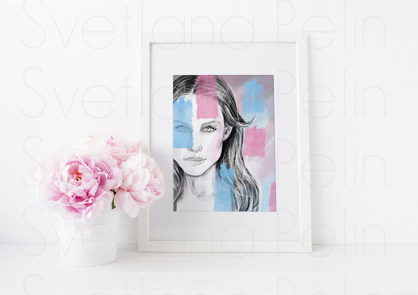 Claire Forlani, ART PRINT Signed by Artist