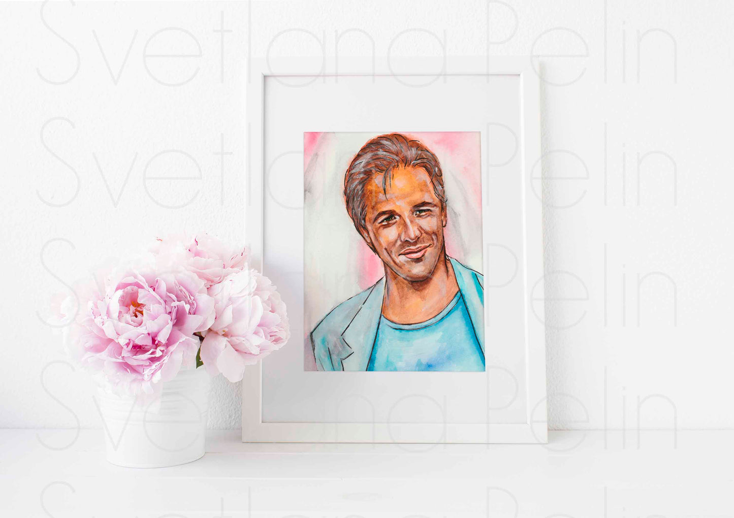 Don Johnson, ART PRINT Signed by Artist
