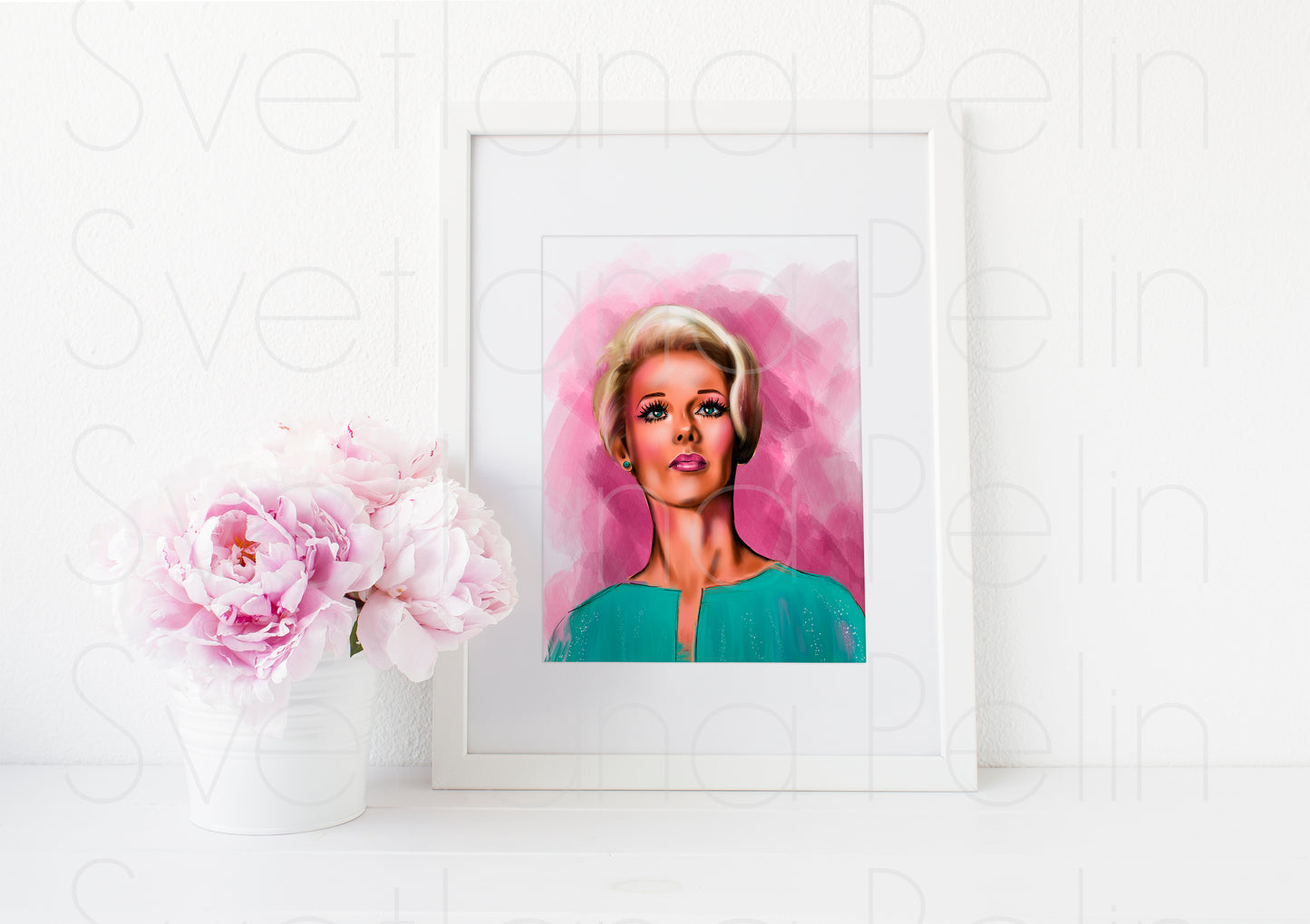 Tippi Hedren, ART PRINT Signed by Artist