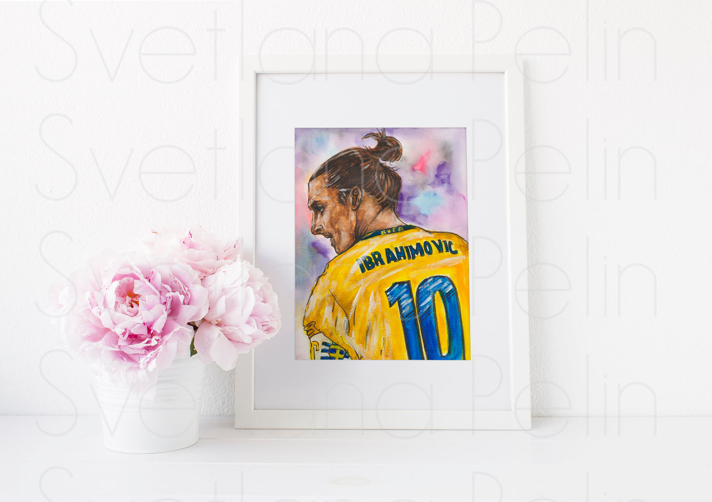 Zlatan Ibrahimović, ART PRINT Signed by Artist