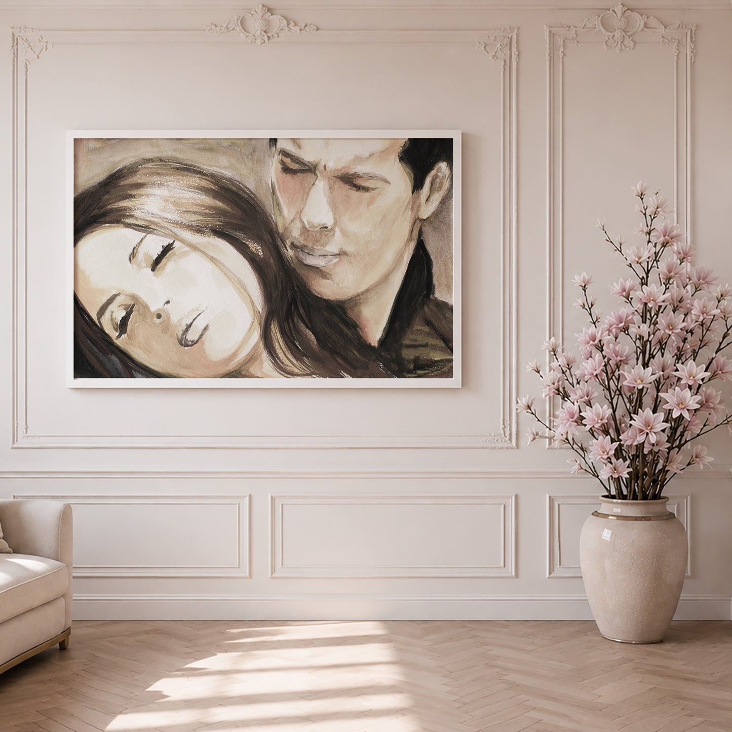Mario Casas and Maria Valverde | Framed Fine Art Print