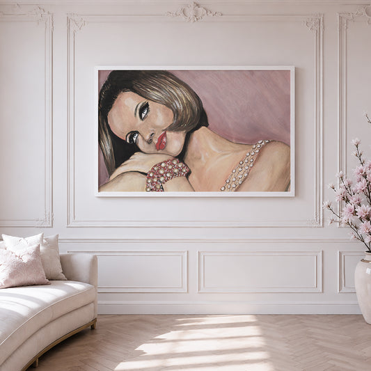 Veruschka von Lehndorff  | Framed Fine Art Print
