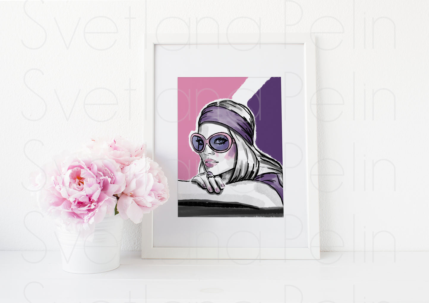 Margot Robbie, ART PRINT Signed by Artist