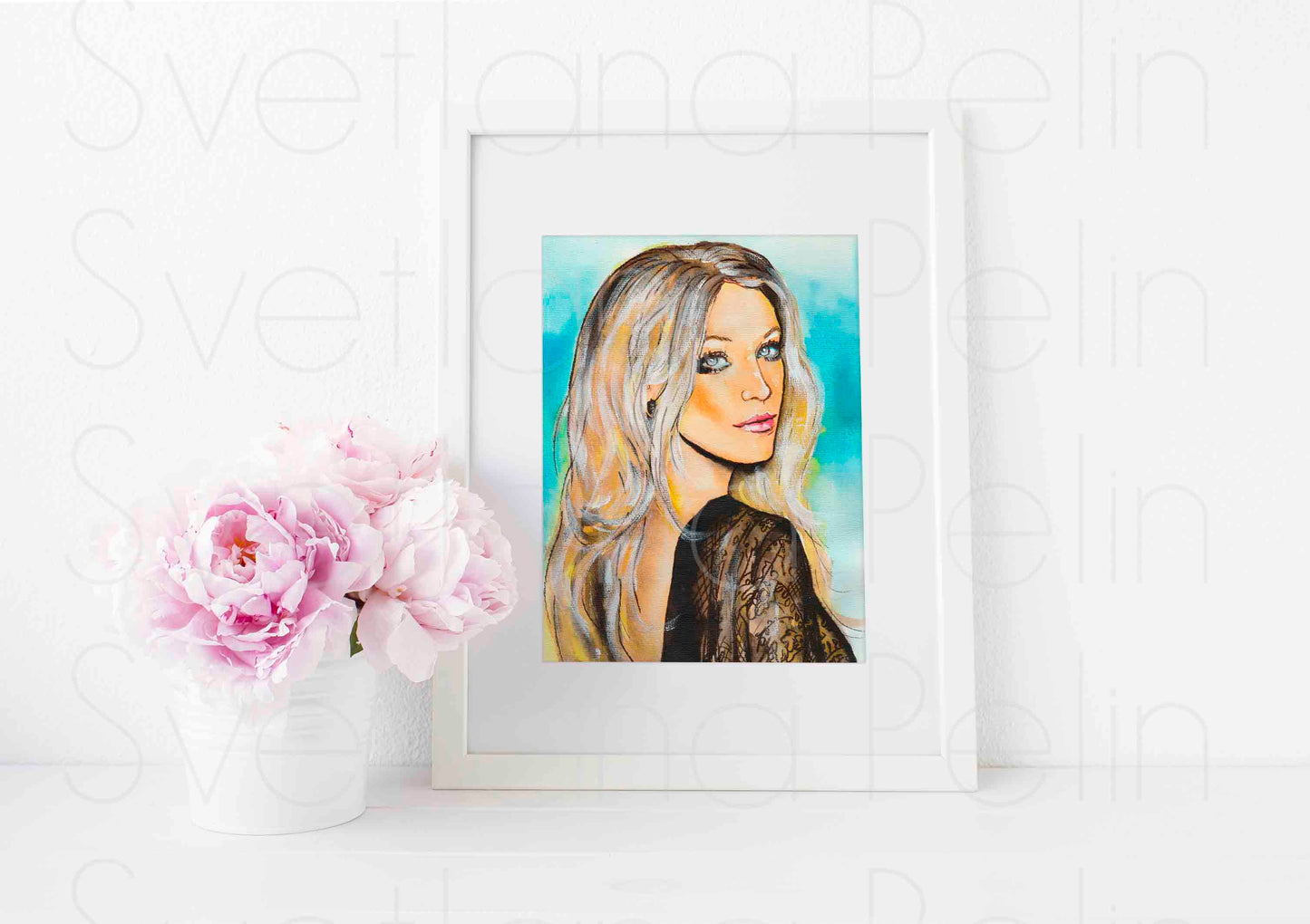Blake Lively, ART PRINT Signed by Artist