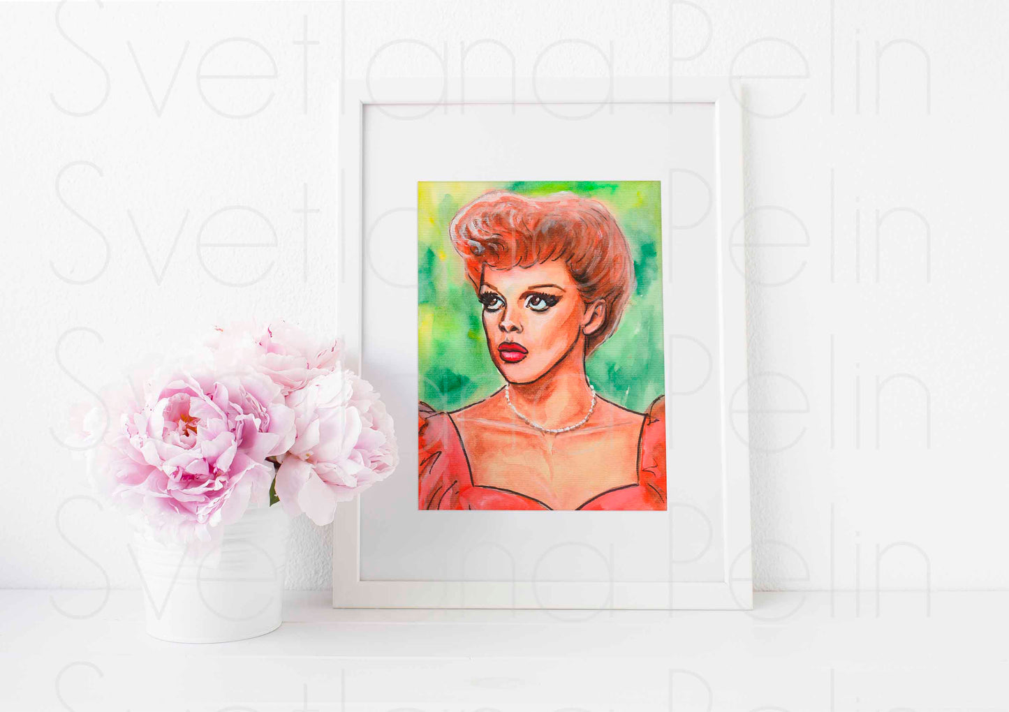 Judy Garland, ART PRINT Signed by Artist