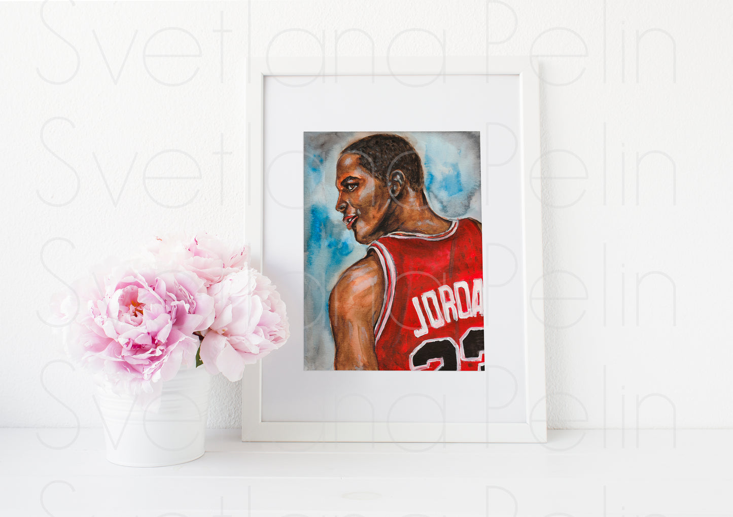 Michael Jordan, ART PRINT Signed by Artist