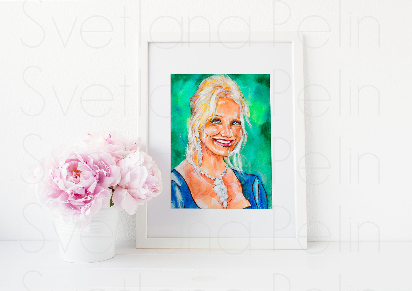 Cameron Diaz, ART PRINT Signed by Artist