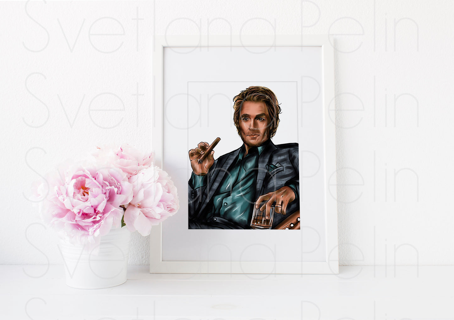 Matthew McConaughey, ART PRINT Signed by Artist