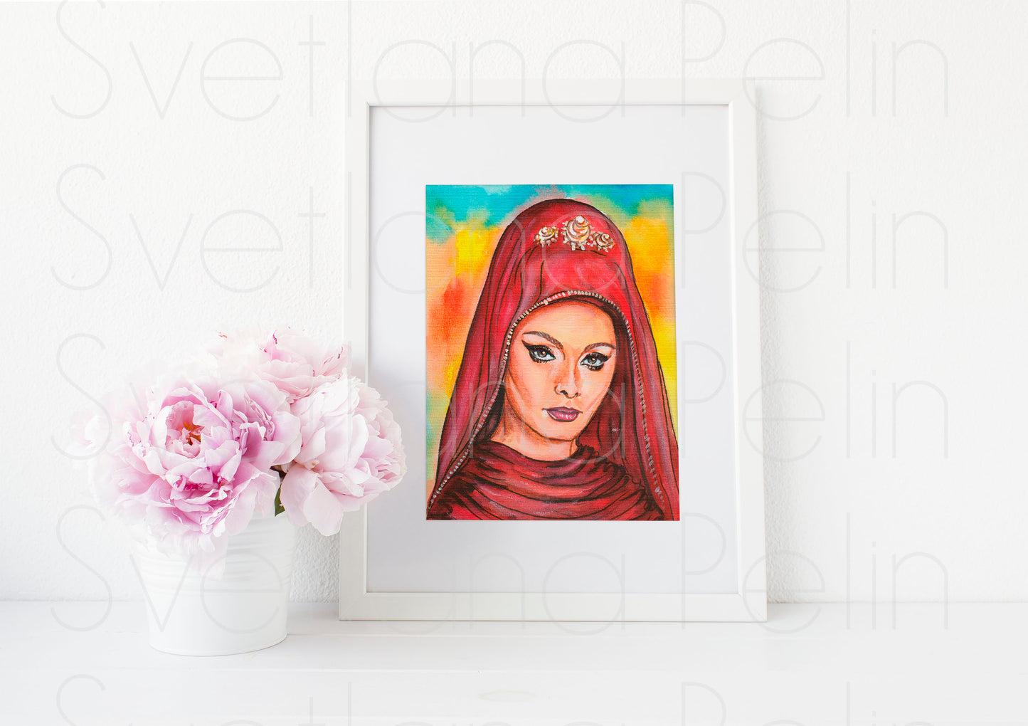 Sophia Loren, ART PRINT Signed by Artist