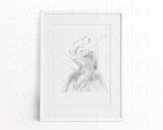 Marilyn Monroe, Milton Greene, Printable Art, INSTANT DOWNLOAD