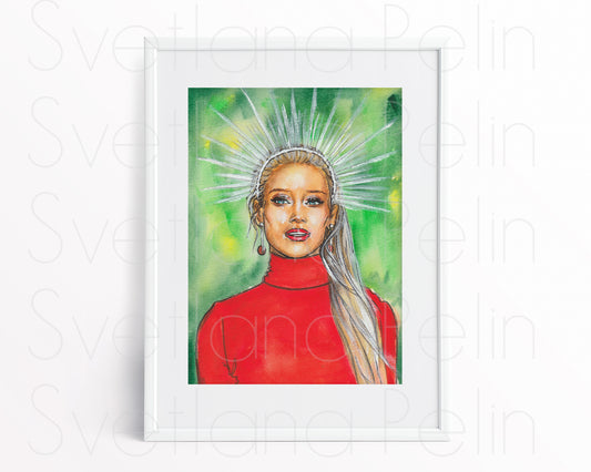 Amber Heard, Printable Art, INSTANT DOWNLOAD