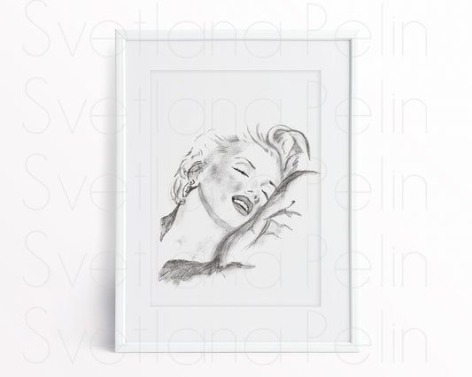 Marilyn Monroe, Richard Avedon, Printable Art, INSTANT DOWNLOAD