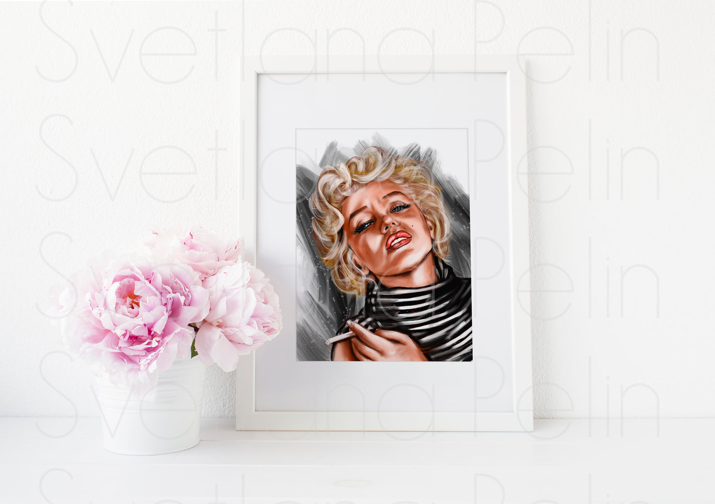 Marilyn Monroe, Ted Baron, ART PRINT Signed by Artist