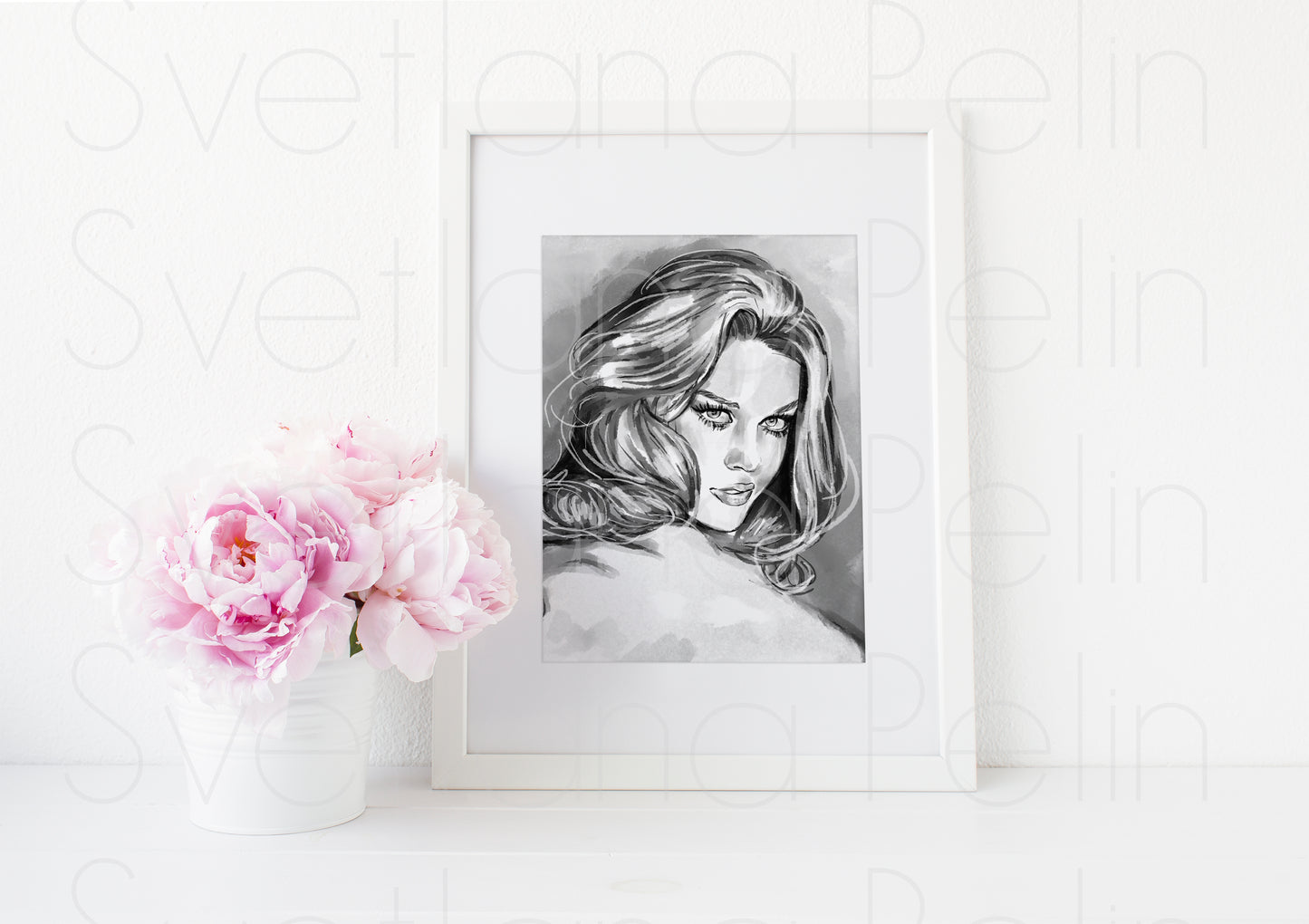 Jane Fonda, ART PRINT Signed by Artist