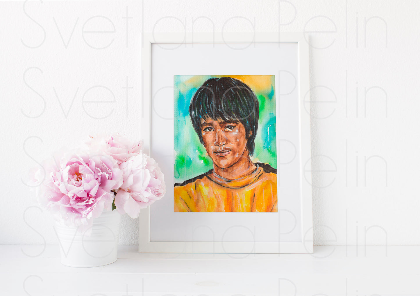 Bruce Lee, ART PRINT Signed by Artist