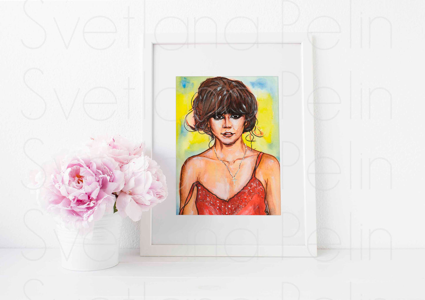 Linda Ronstadt, ART PRINT Signed by Artist