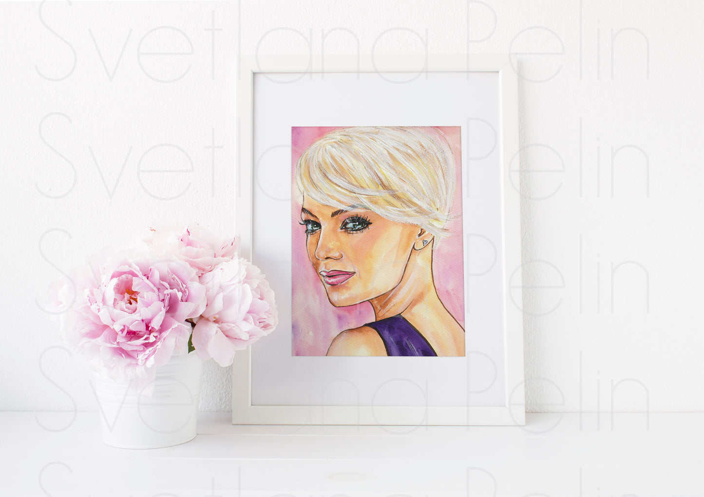 Emma Stone, ART PRINT Signed by Artist
