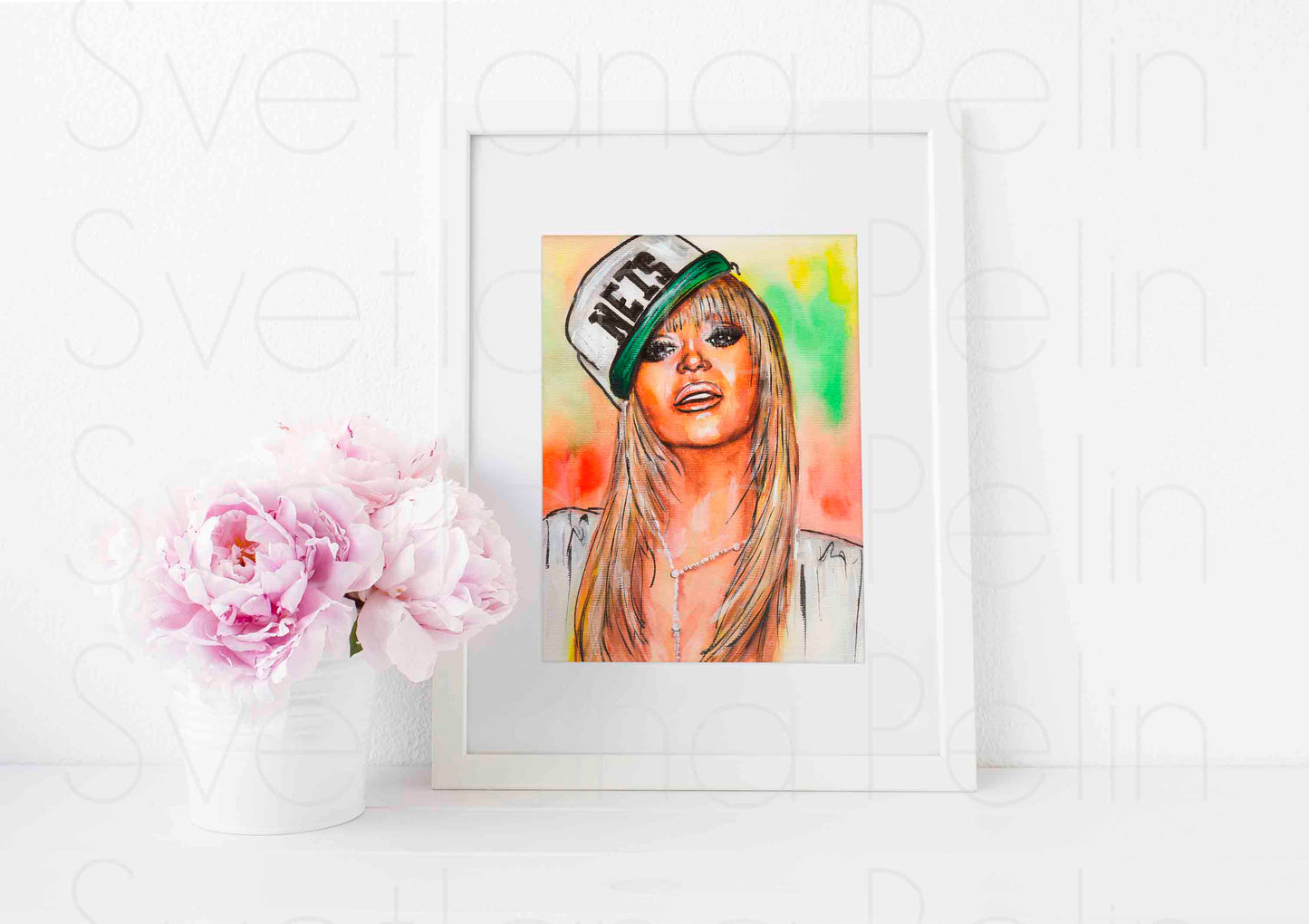 Fashion Girl, ART PRINT Signed by Artist