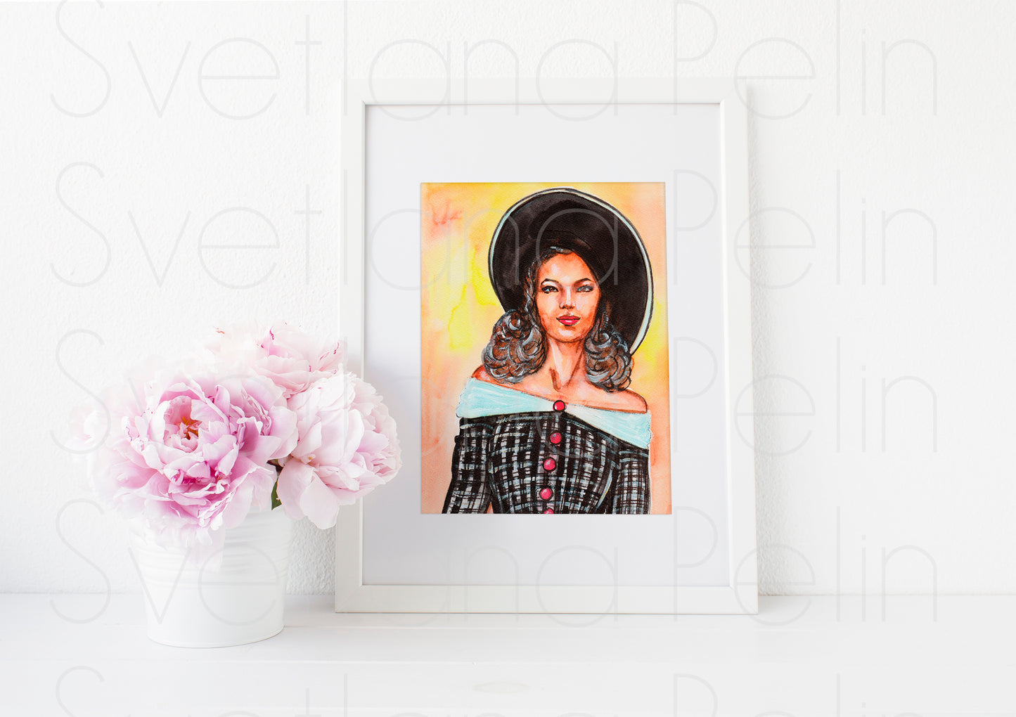 Fran Drescher, ART PRINT Signed by Artist