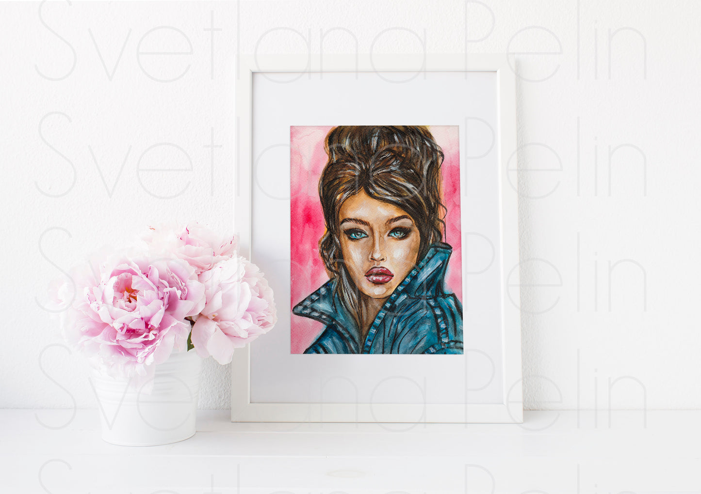 Gigi Hadid, ART PRINT Signed by Artist