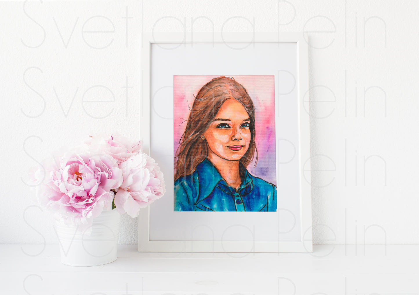 Brooke Shields, ART PRINT Signed by Artist