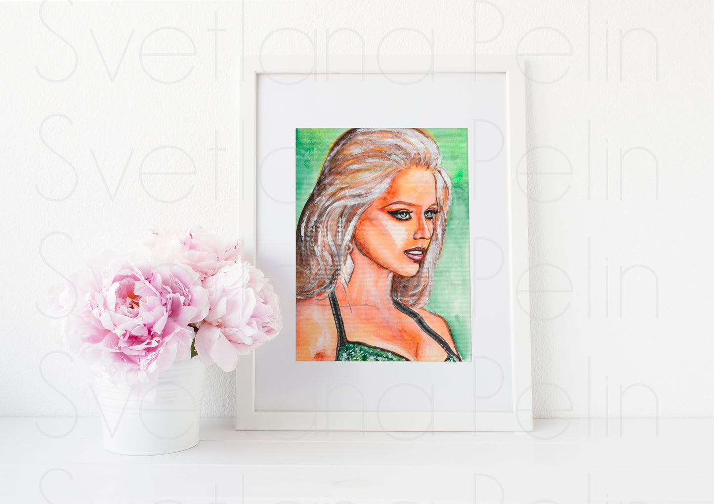 Amber Heard, ART PRINT Signed by Artist