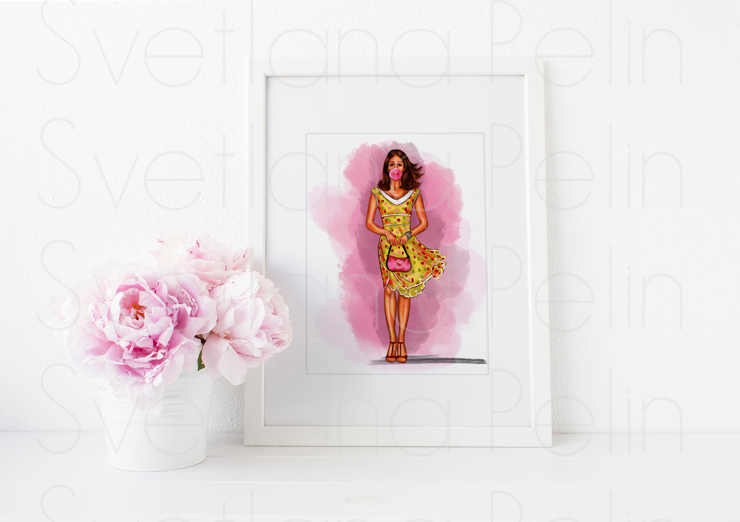 Jennifer Garner, ART PRINT Signed by Artist