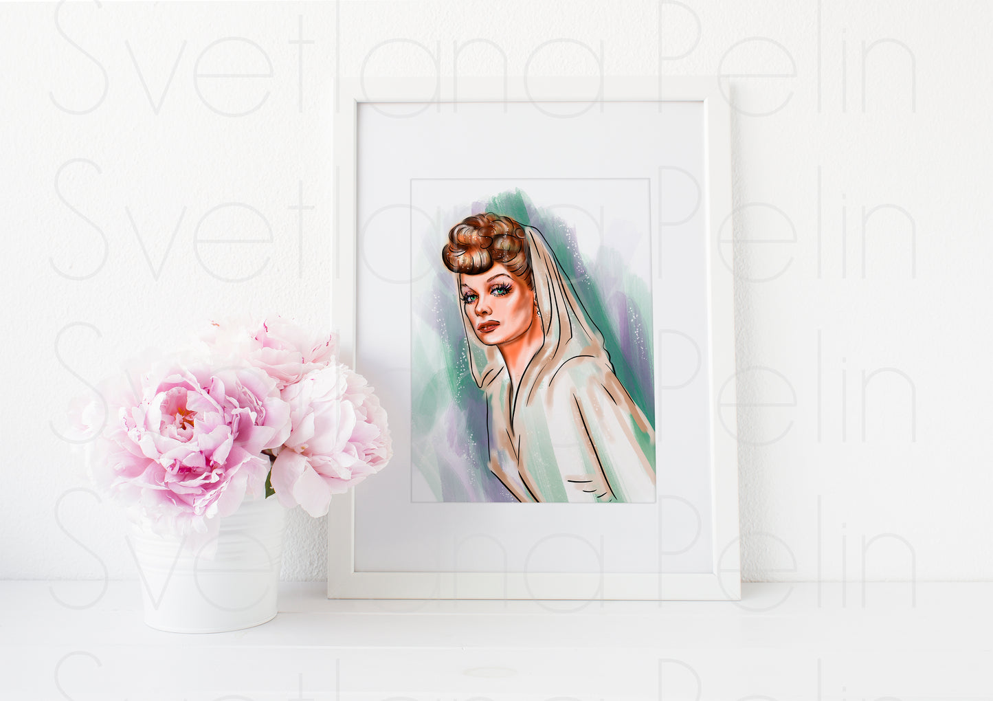 Lucille, ART PRINT Signed by Artist