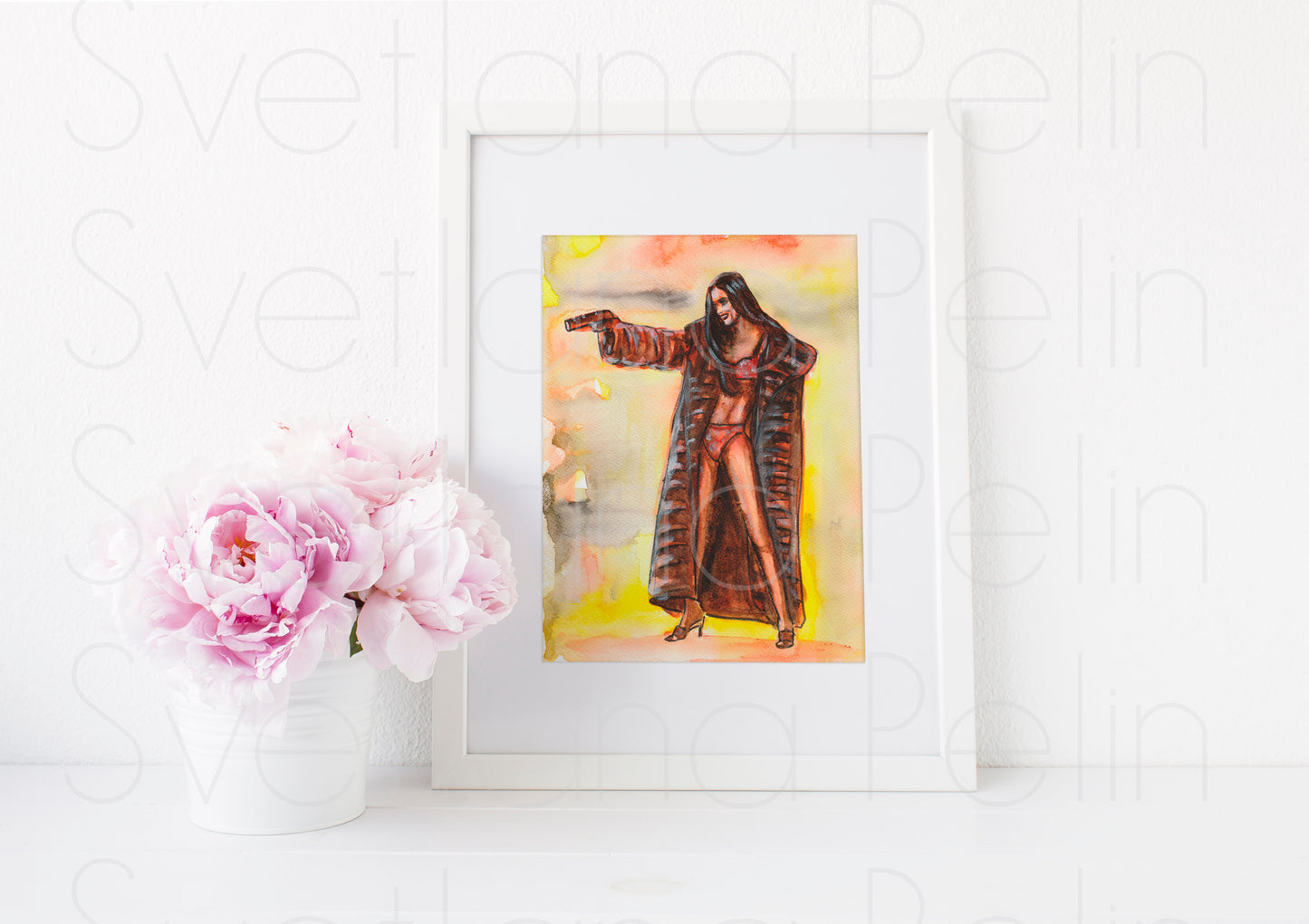 Demi Moore, ART PRINT Signed by Artist