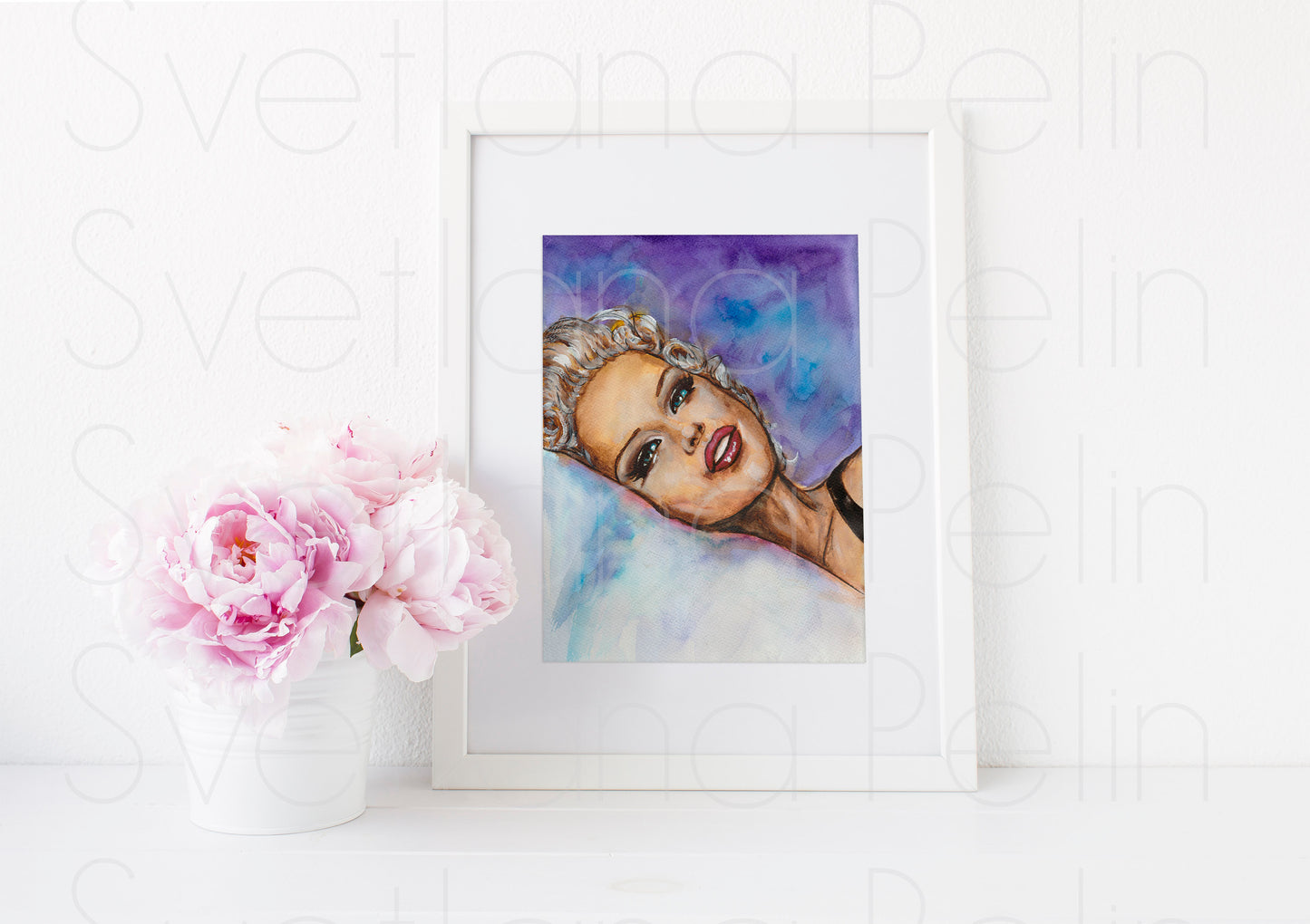 Eva Herzigová, ART PRINT Signed by Artist