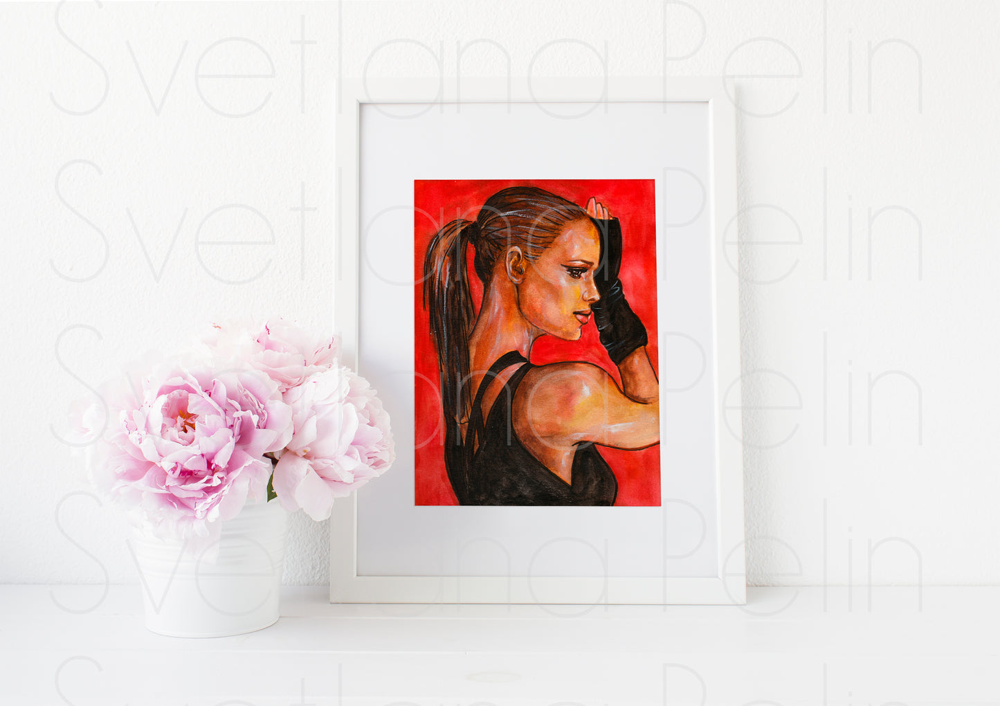 Jennifer Garner, ART PRINT Signed by Artist