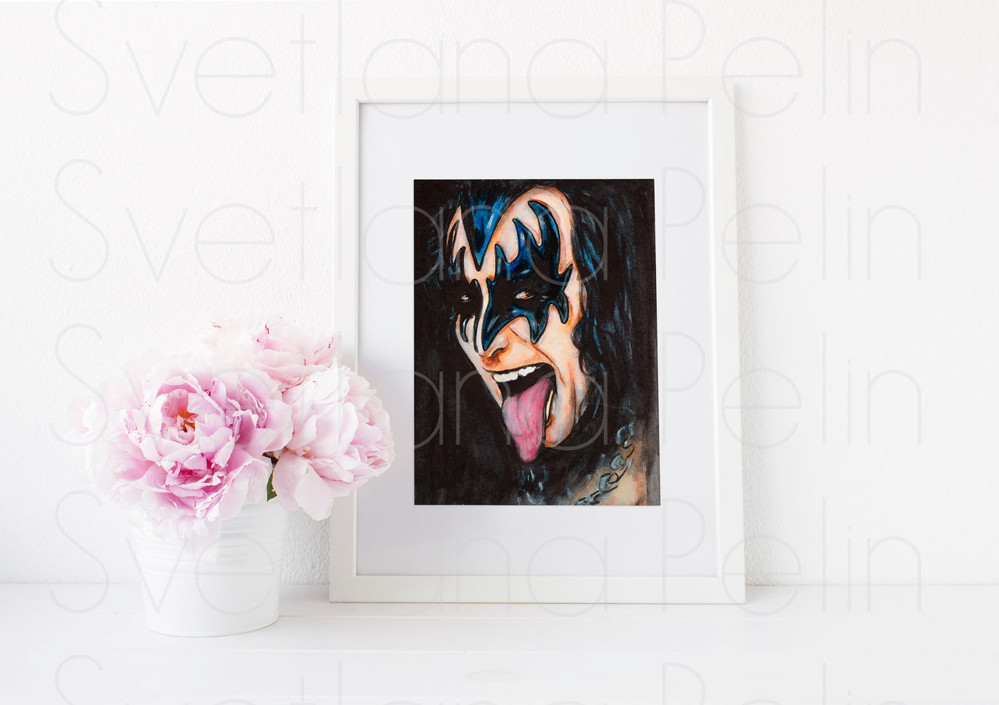 Kiss, Gene, GS, ART PRINT Signed by Artist