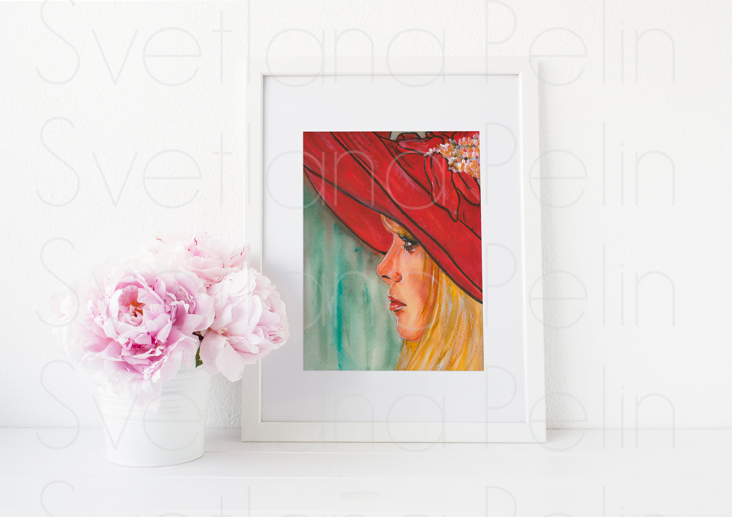 Catherine Deneuve, ART PRINT Signed by Artist