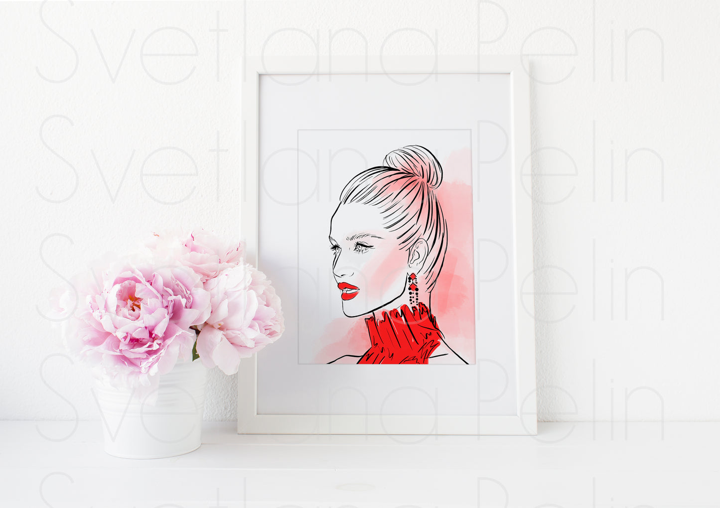 Rosie Huntington-Whiteley, ART PRINT Signed by Artist