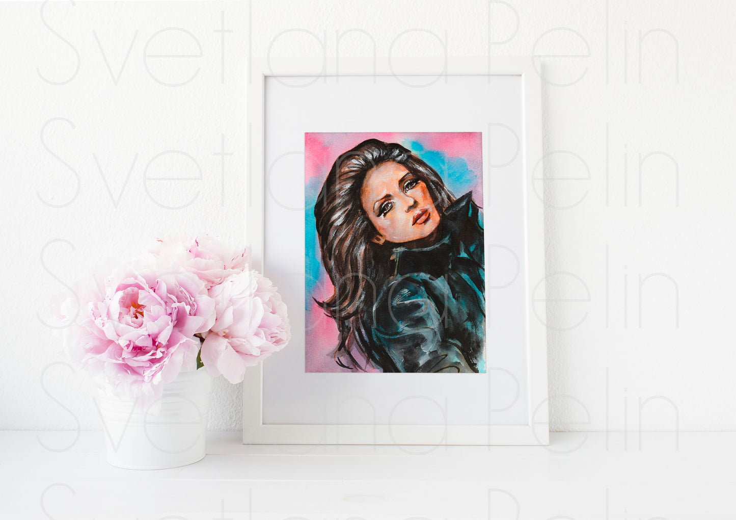 Gia Carangi, ART PRINT Signed by Artist