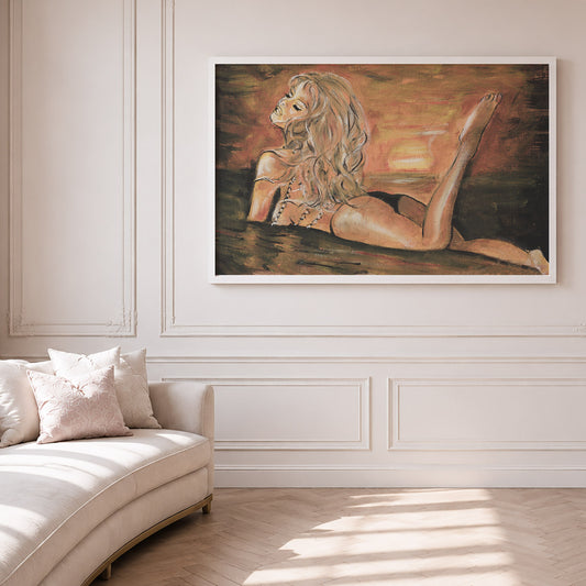 Pamela Anderson  | Framed Fine Art Print