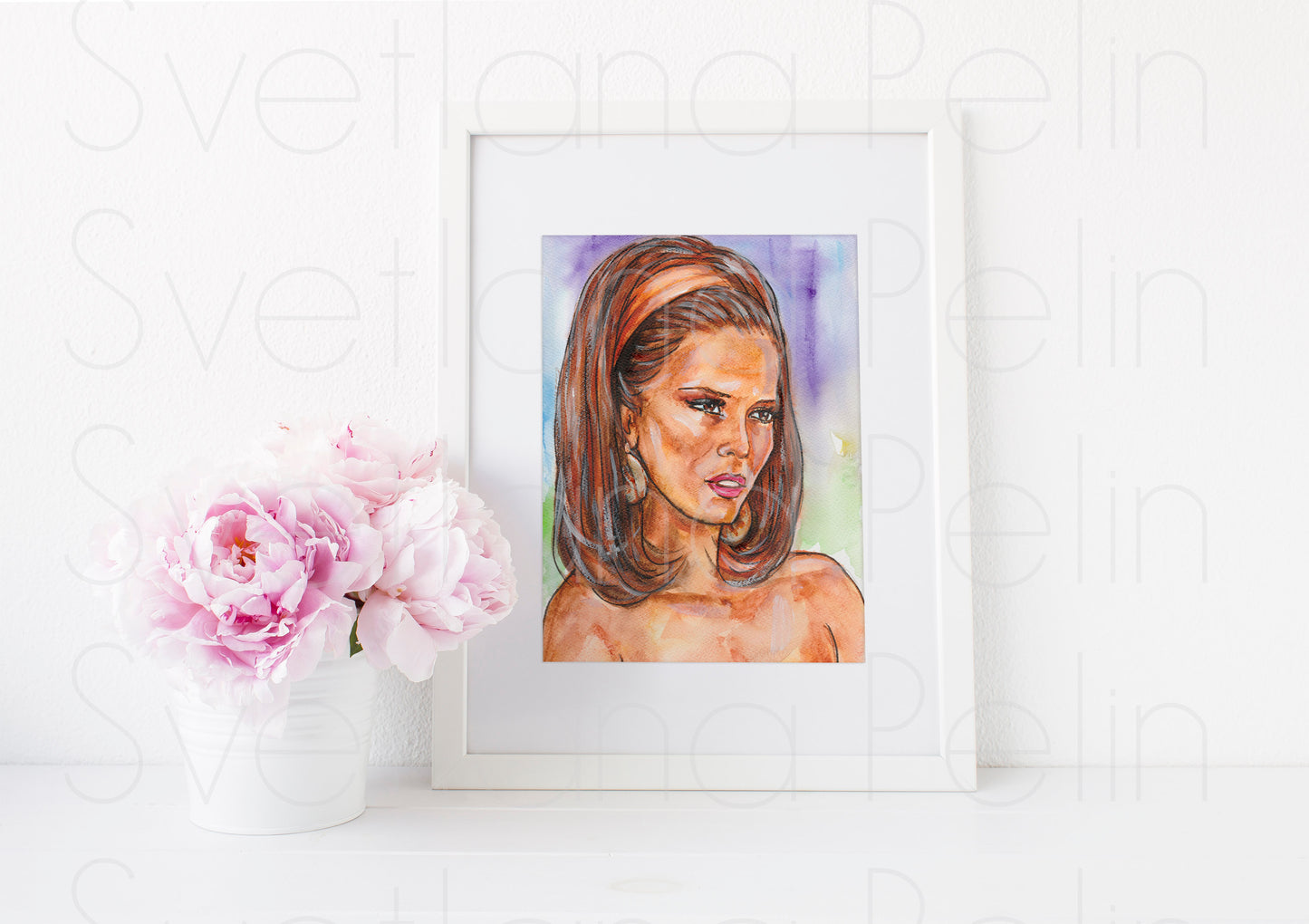 Eva Longoria, ART PRINT Signed by Artist