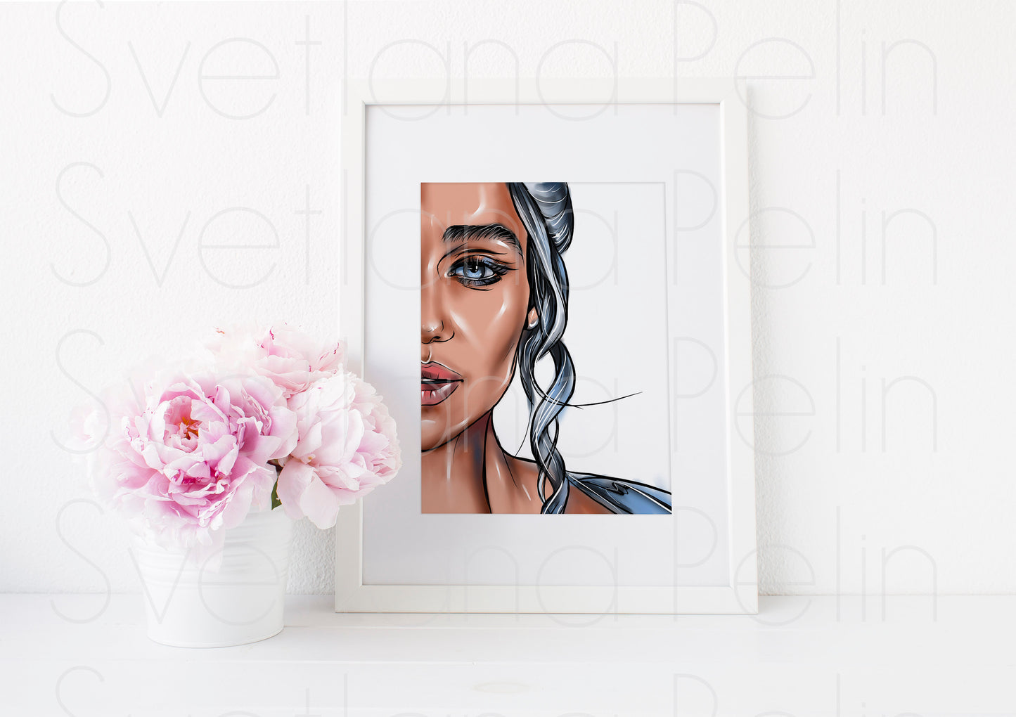 Emilia Clarke, ART PRINT Signed by Artist