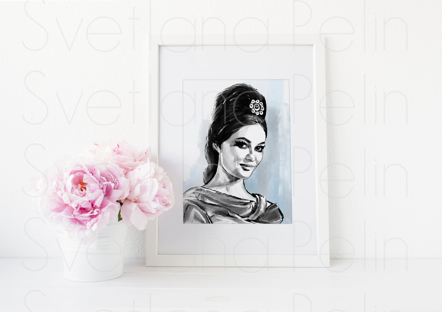 Claudia Cardinale, ART PRINT Signed by Artist