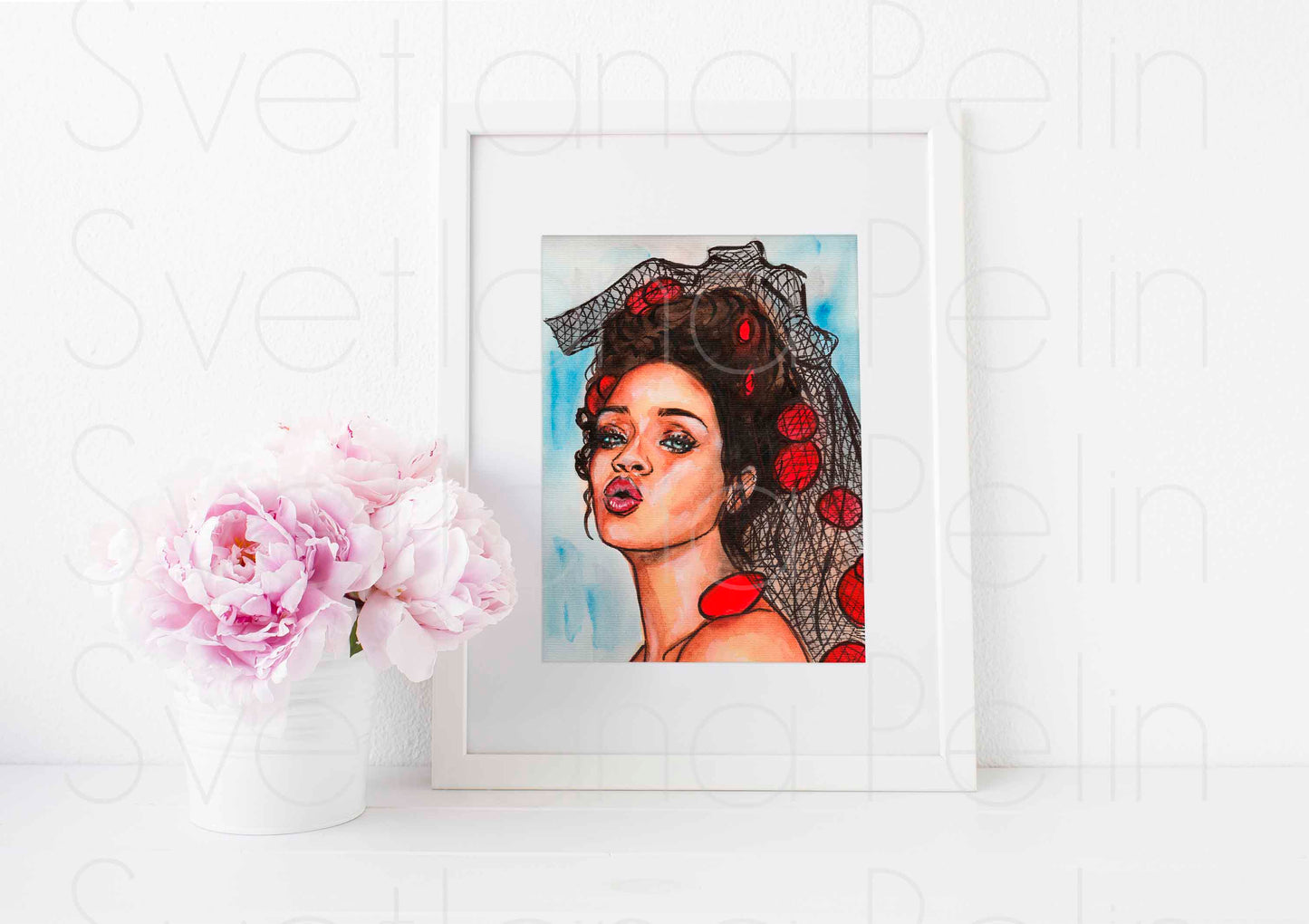 Rihanna, ART PRINT Signed by Artist