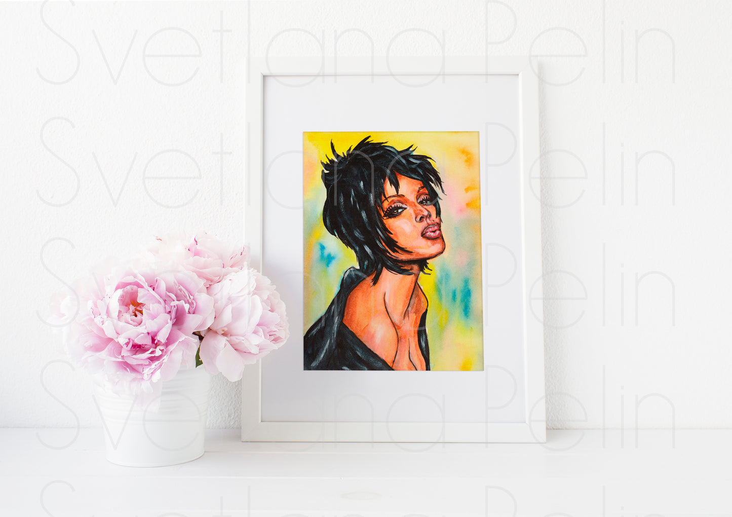 Janet, ART PRINT Signed by Artist