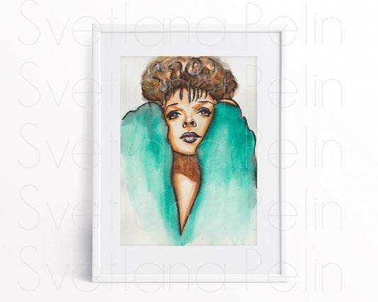 Judy Garland, ART PRINT Signed by Artist