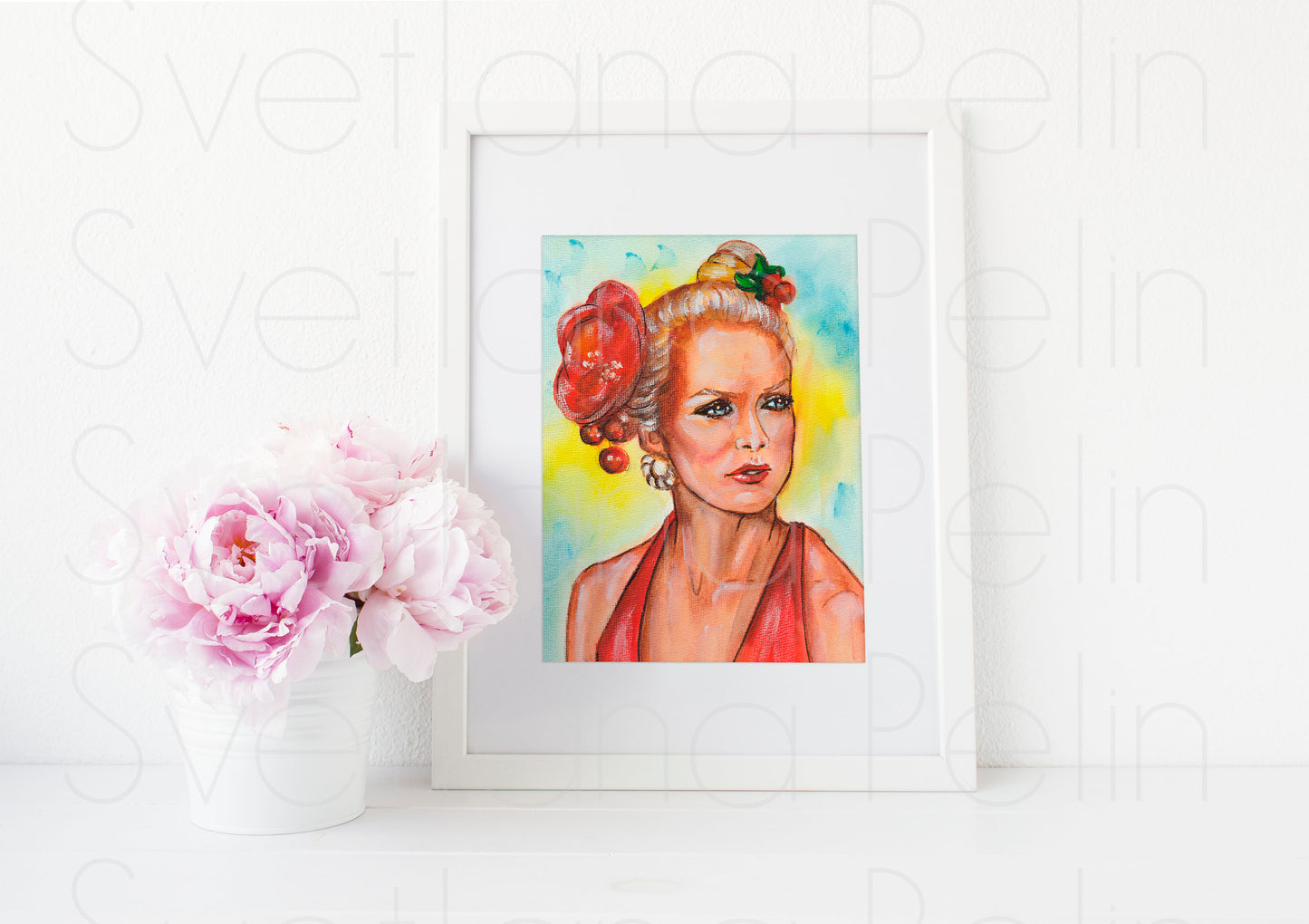 Goldie Hawn, ART PRINT Signed by Artist