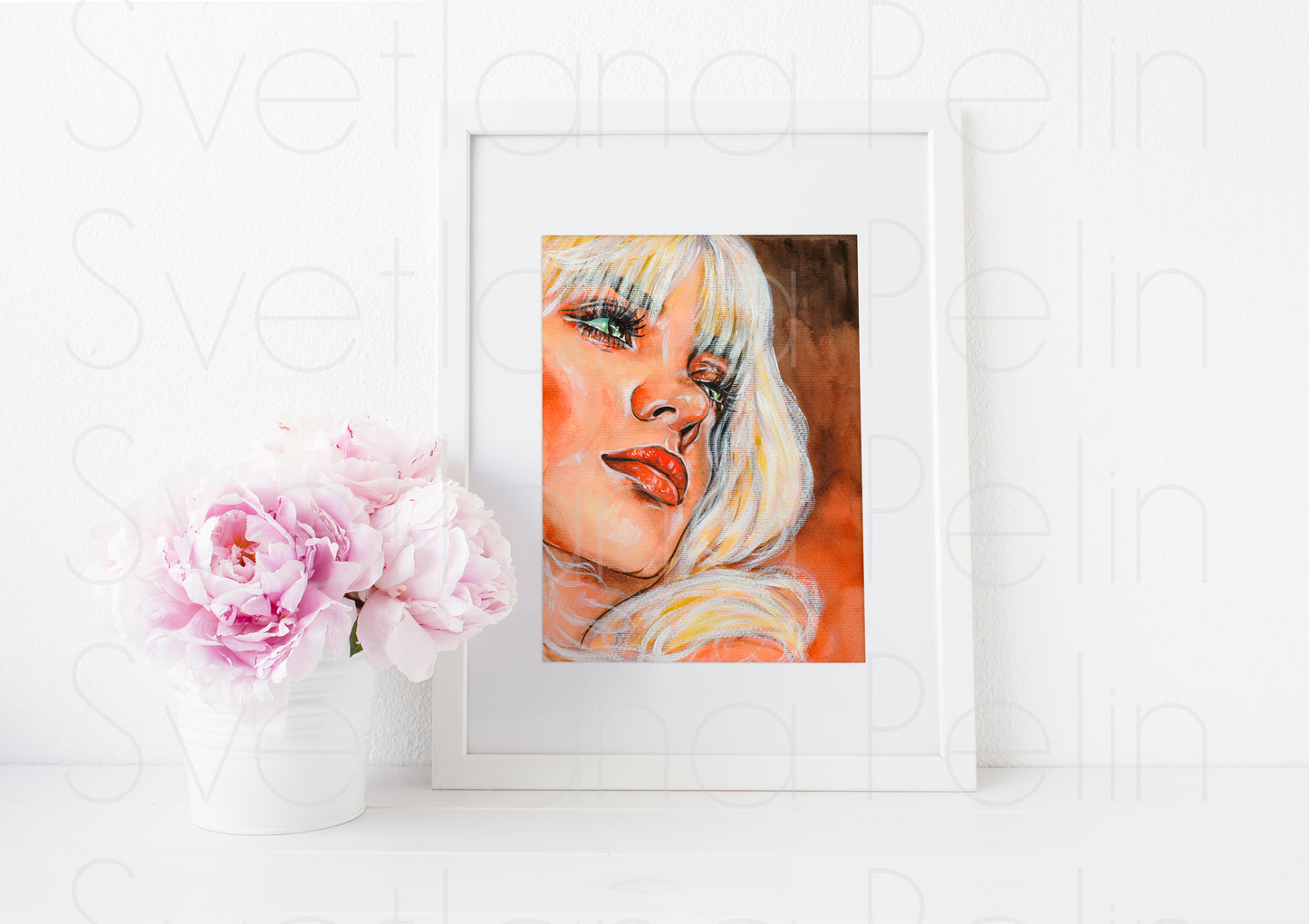 Billie, ART PRINT Signed by Artist