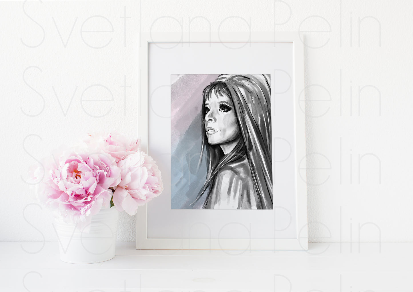 Mylene Farmer, ART PRINT Signed by Artist